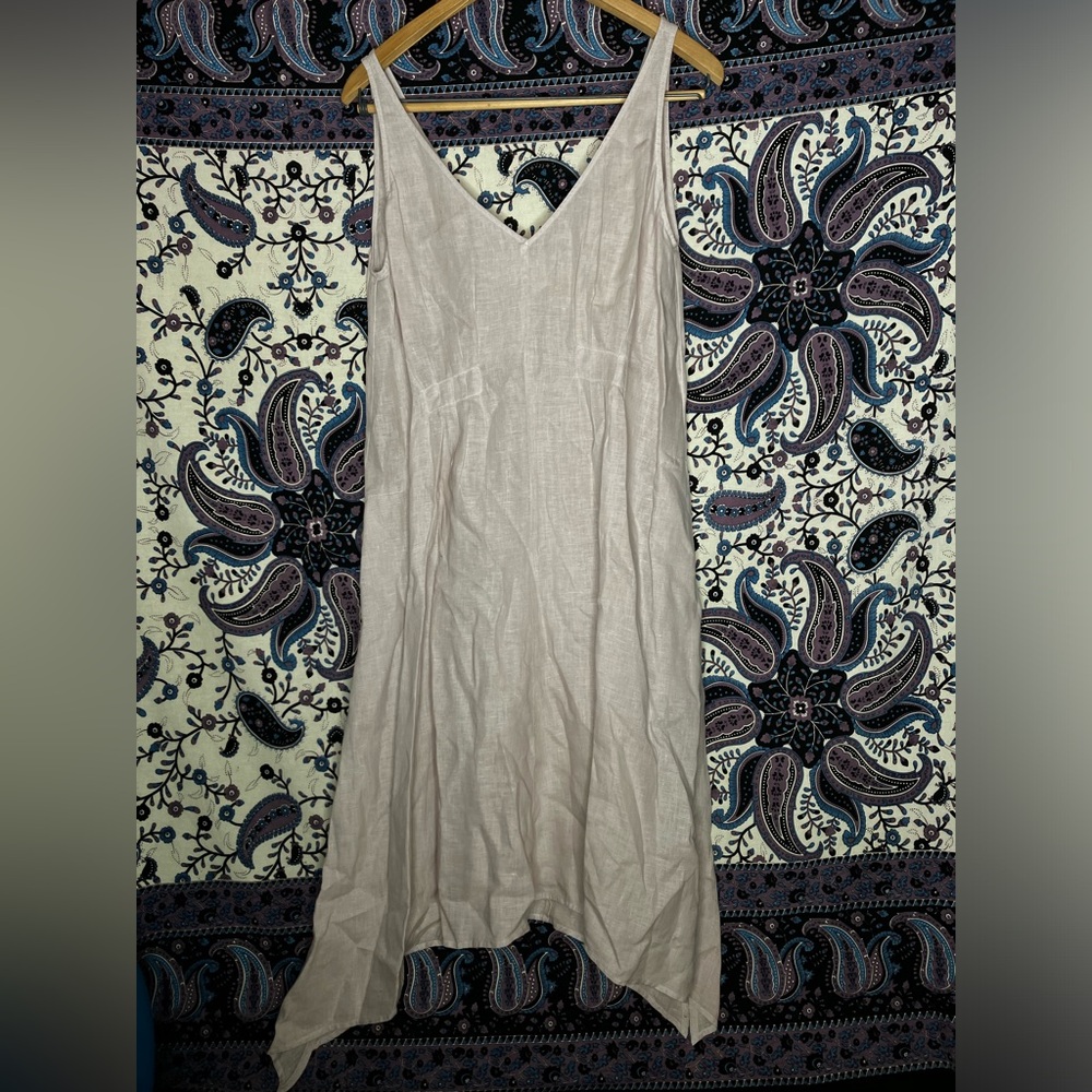 Velvet Graham & Spencer linen midi dress